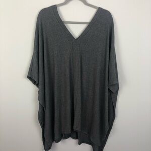 NWT Jodifl Gray Ribbed Sweater Top